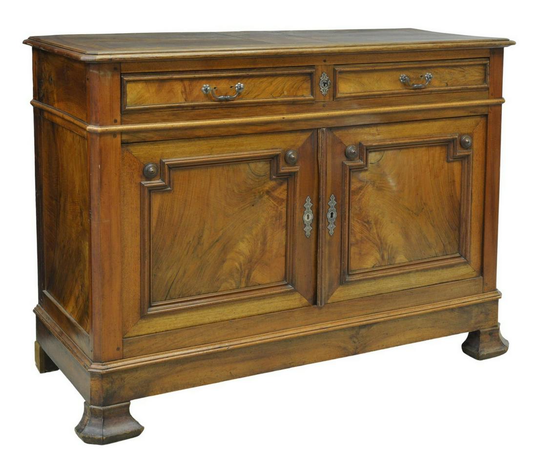 FRENCH LOUIS PHILIPPE PERIOD WALNUT SIDEBOARD (1 of 6)