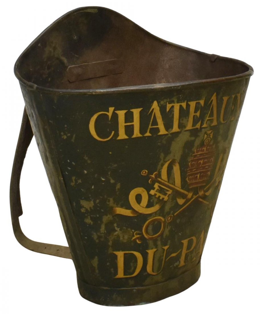 FRENCH VINEYARD PAINTED METAL GRAPE PICKER (1 of 4)