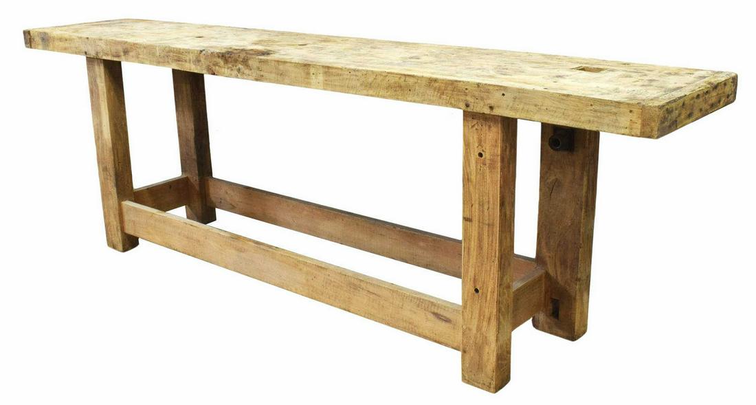 RUSTIC CRAFTSMAN'S WORKBENCH TABLE (1 of 4)