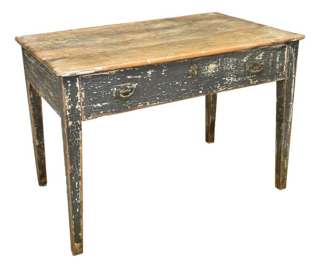 RUSTIC SPANISH DISTRESSED FINISH WORK TABLE (1 of 6)