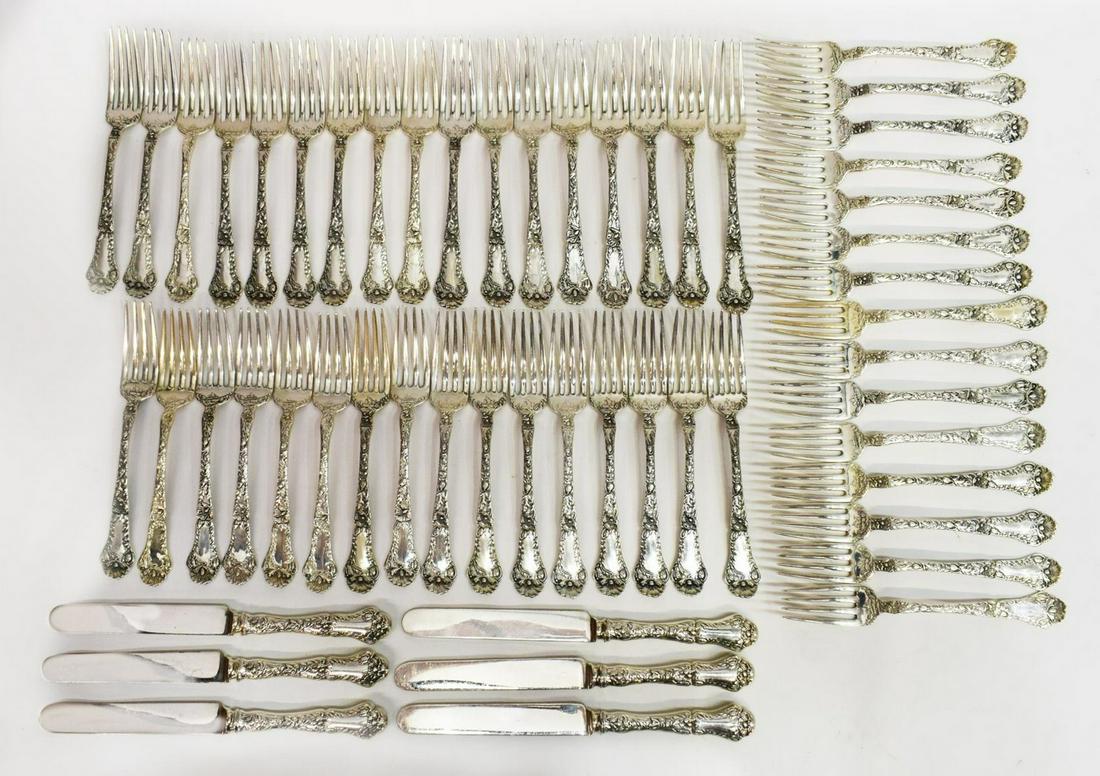 (54) GORHAM 'POPPY' STERLING SILVER FLATWARE (1 of 5)