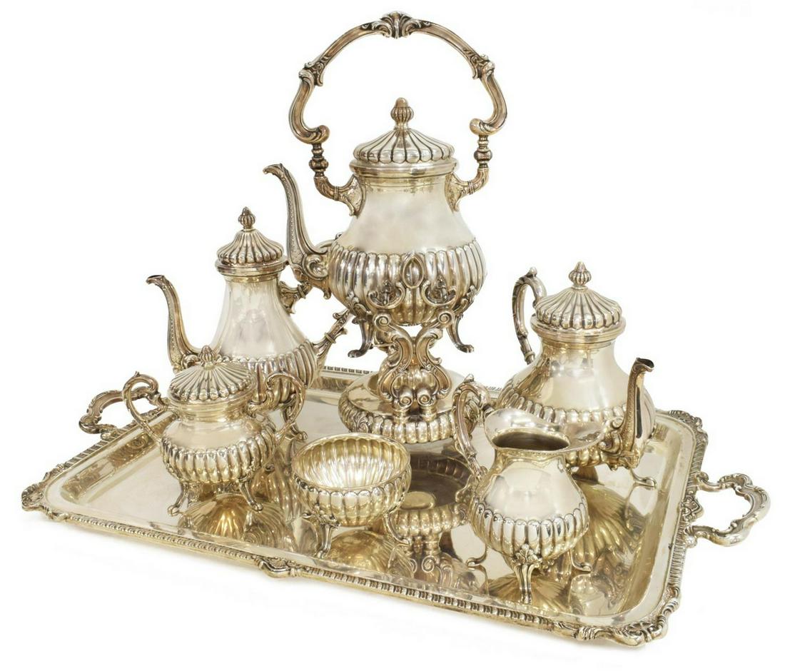 (7) PERUVIAN CAMUSSO STERLING TEA & COFFEE SERVICE (1 of 7)