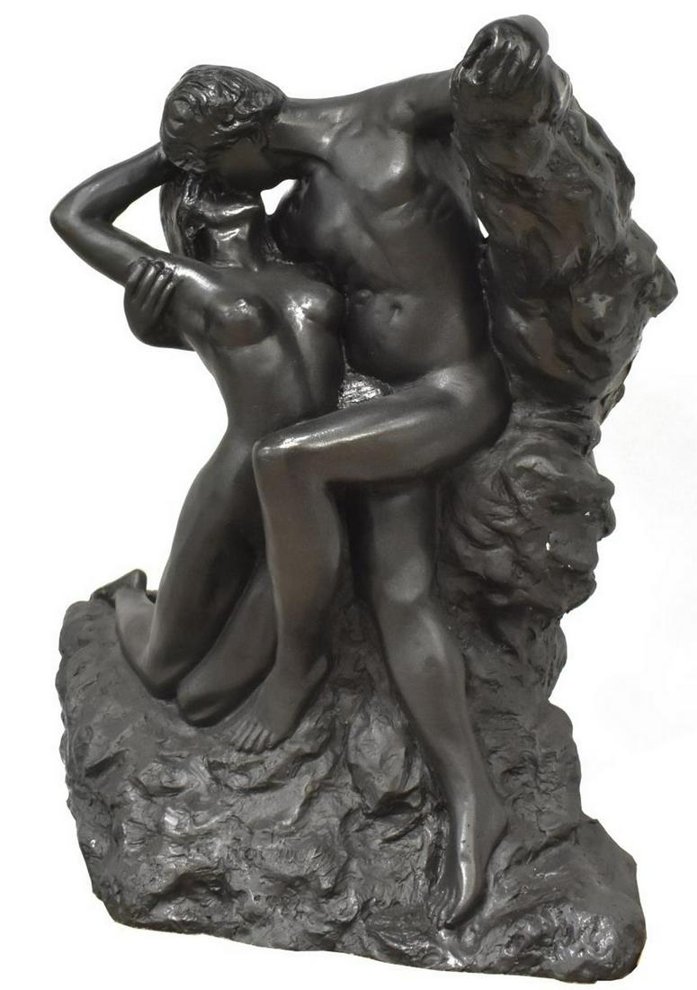 AFTER AUGUSTE RODIN 'ETERNAL SPRINGTIME' SCULPTURE (1 of 4)