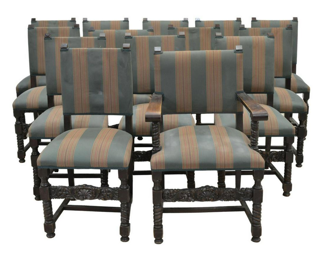 (14) SPANISH RENAISSANCE REVIVAL DINING CHAIRS (1 of 2)