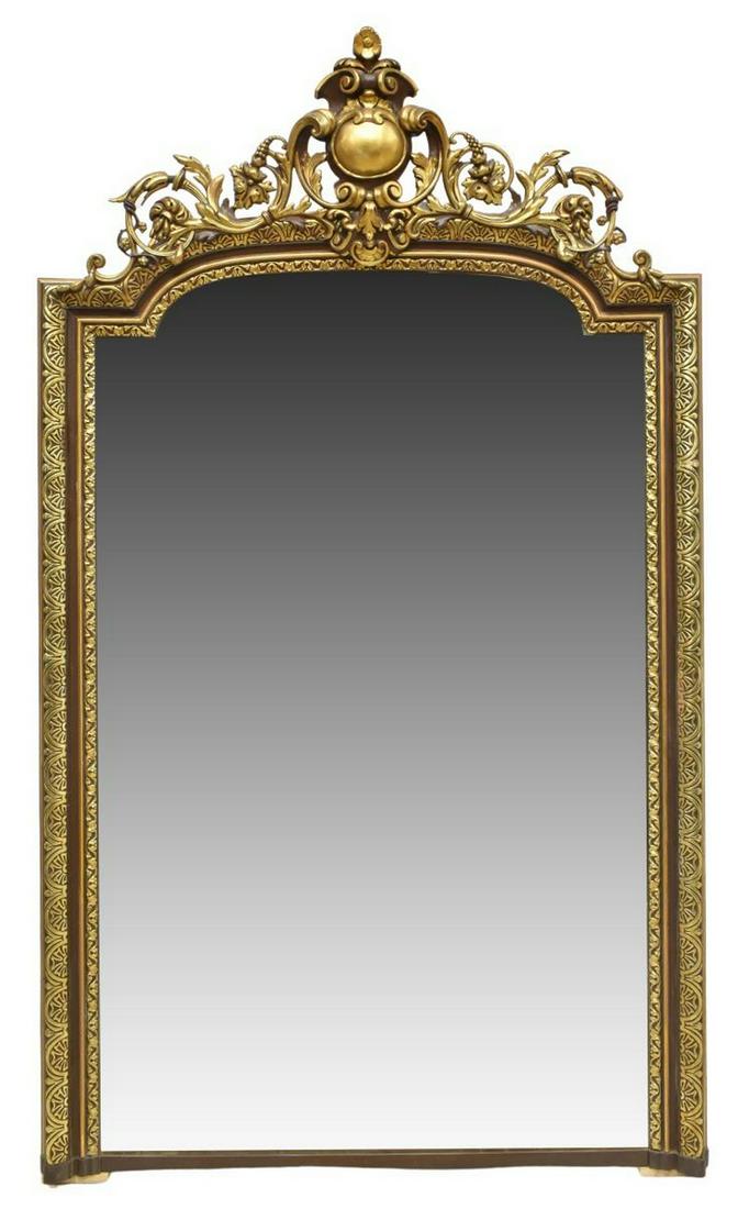 FRENCH MAISON TEXIER LOUIS XV STYLE GILT MIRROR (1 of 3)