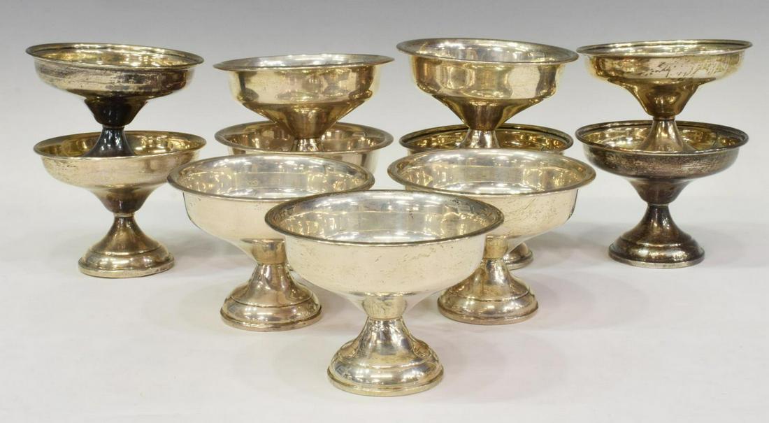 (16) WEIGHTED STERLING SILVER SHERBETS/ CUPS (1 of 4)
