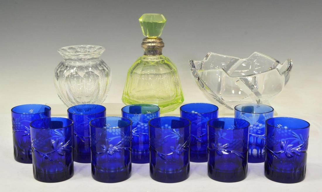 (13) CRYSTAL TABLEWARE TIFFANY & CO., LAUSITZER (1 of 5)