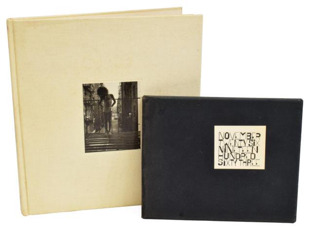(2) BOOKS: 'EAST 100th STREET' & BERRY 1963 POEM: (lot of 2) Books, including: (1) "East 100th Street," Bruce Davidson, Harvard University Press, 1970, a photo essay, many have been shown at the Museum of Modern Art in New York; (1) "November Twenty