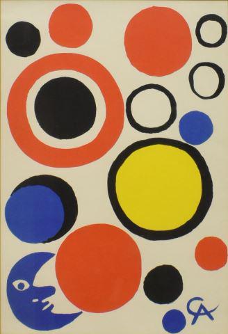 ALEXANDER CALDER (1898-1976) 'MOON & SPHERES' (1 of 4)