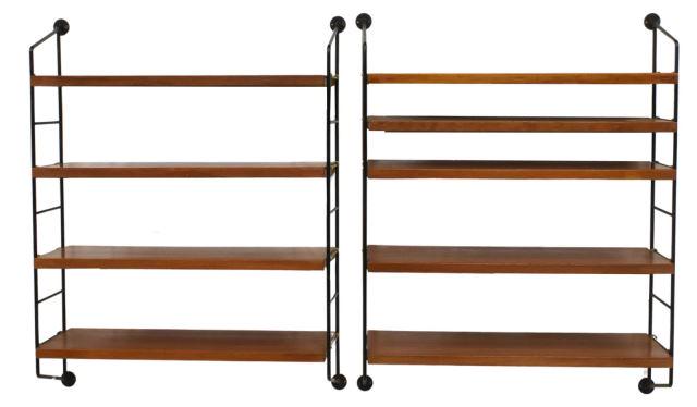 2) ITALIAN MID-CENTURY MODERN WALL-MOUNTED SHELVES (1 of 1)