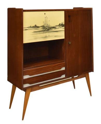 ITALIAN FORNASETTI STYLE MID-CENTURY CABINET (1 of 4)