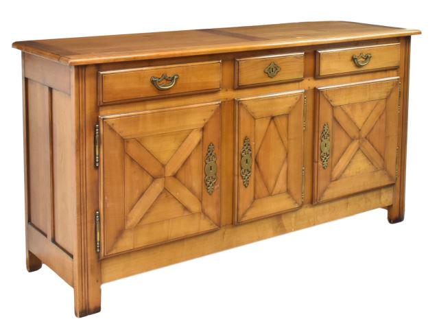 FRENCH RENE TROTEL FRUITWOOD SIDEBOARD (1 of 7)