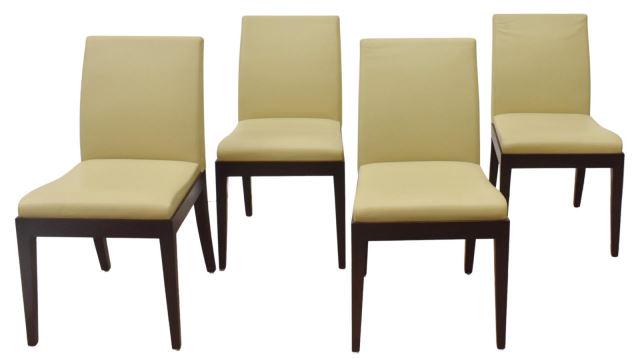 (4) CHRISTIAN LIAIGRE HOLLY HUNT LEATHER CHAIRS (1 of 2)
