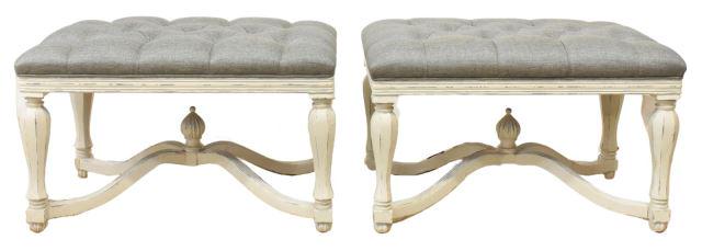 (2) BUTTON-TUFTED END OF BED OR WINDOW BENCHES (1 of 4)