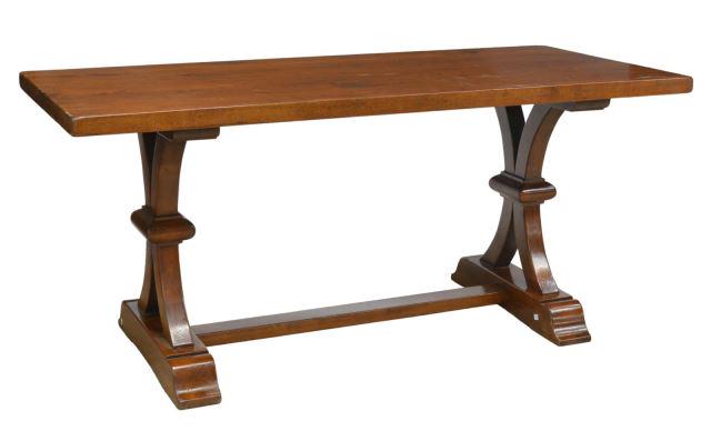VINTAGE ITALIAN WALNUT EXTENSION DINING TABLE (1 of 5)