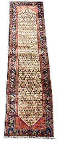HAND-TIED PERSIAN BIJAR RUNNER, 12'7.5" x 3'4.25" (1 of 3)