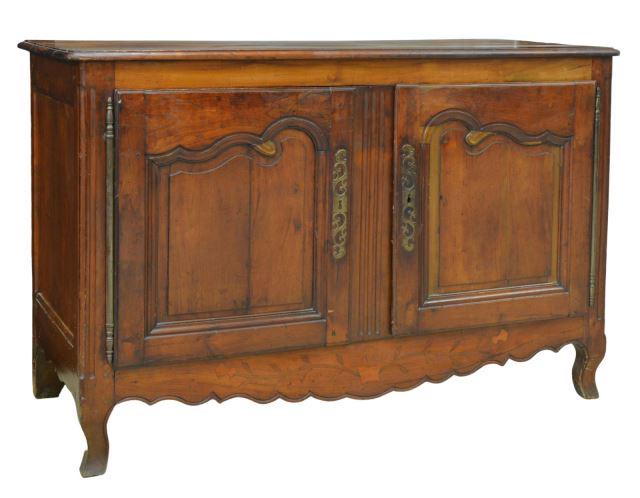 FRENCH PROVINCIAL LOUIS XV FRUITWOOD SIDEBOARD (1 of 5)