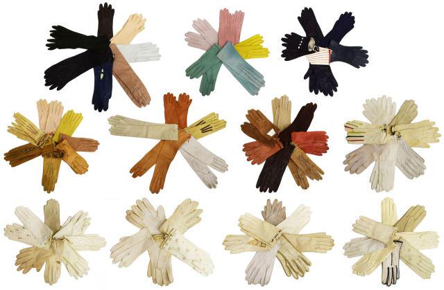 (LOT) VINTAGE LADIES GLOVES, DIOR, ARIS, KISLAV (1 of 17)