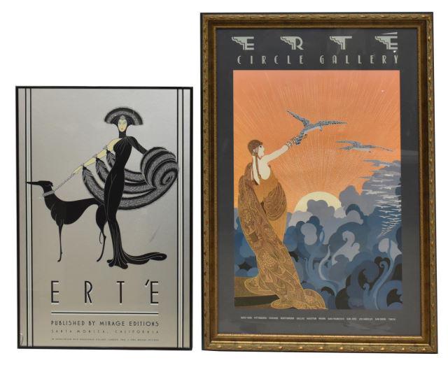 (2) FRAMED DECORATIVE PRINTS AFTER ERTE (1 of 2)