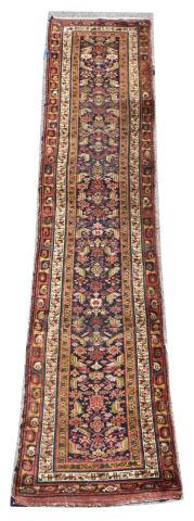 HAND-TIED PERSIAN MALAYER RUNNER, 15'3" X 3'0" (1 of 3)