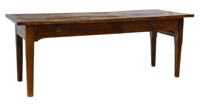 FRENCH PROVINCIAL FARMHOUSE TABLE, 80"L (1 of 5)