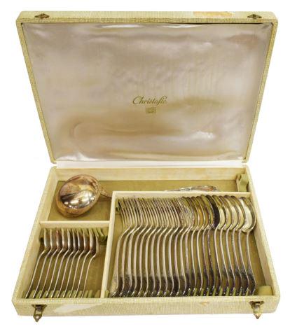 (34) CHRISTOFLE 'MARLY' SILVER PLATE FLATWARE (1 of 8)