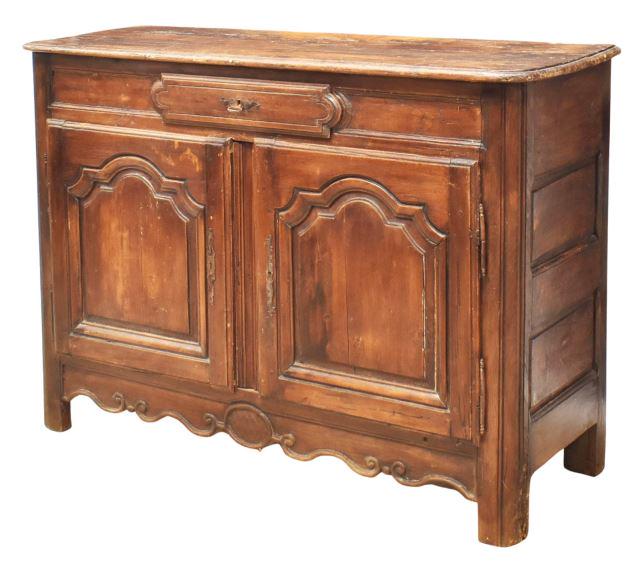 FRENCH PROVINCIAL OAK SIDEBOARD, 18TH C. (1 of 6)