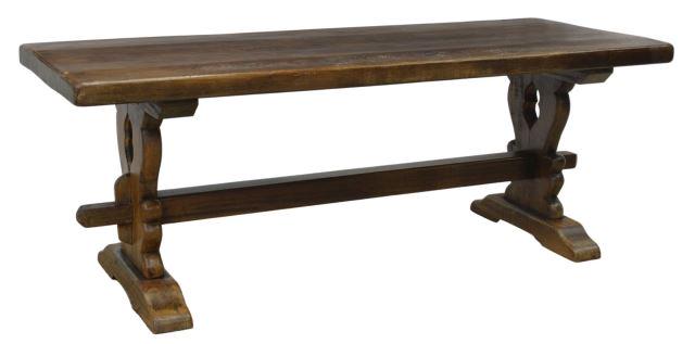 FRENCH OAK MONASTERY REFECTORY TABLE (1 of 4)