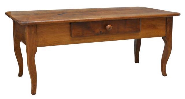 FRENCH PROVINCIAL FRUITWOOD COFFEE TABLE (1 of 5)