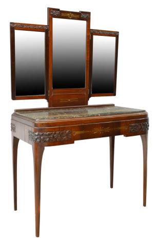 ITALIAN ART NOUVEAU MIRRORED VANITY DRESSING TABLE (1 of 5)