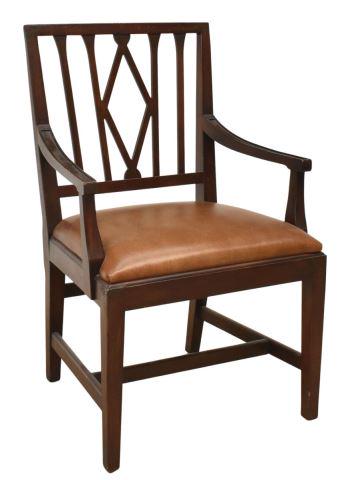 RALPH LAUREN LEATHER-SEAT ARMCHAIR (1 of 4)