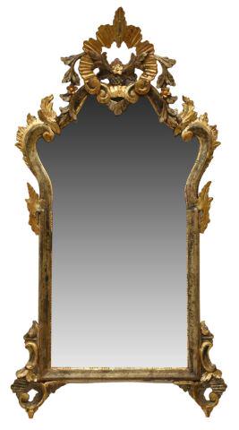 ITALIAN FLORENTINE GILTWOOD HANGING WALL MIRROR (1 of 3)