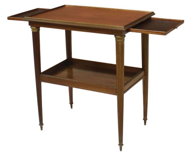 FRENCH LOUIS XVI STYLE MAHOGANY SERVICE TABLE (1 of 4)