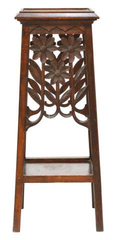 FRENCH ART NOUVEAU PEDESTAL PLANT STAND (1 of 4)