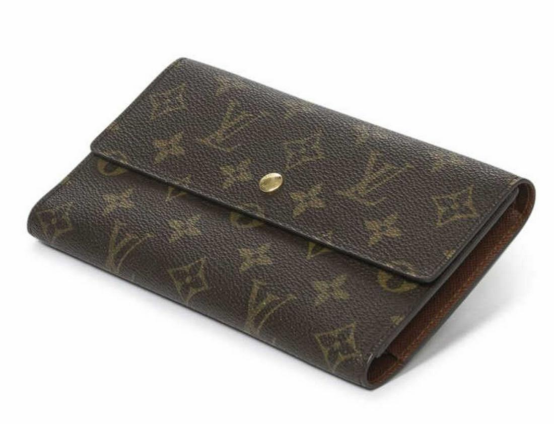 LOUIS VUITTON 'PORTE TRESOR' MONOGRAM WALLET (1 of 3)