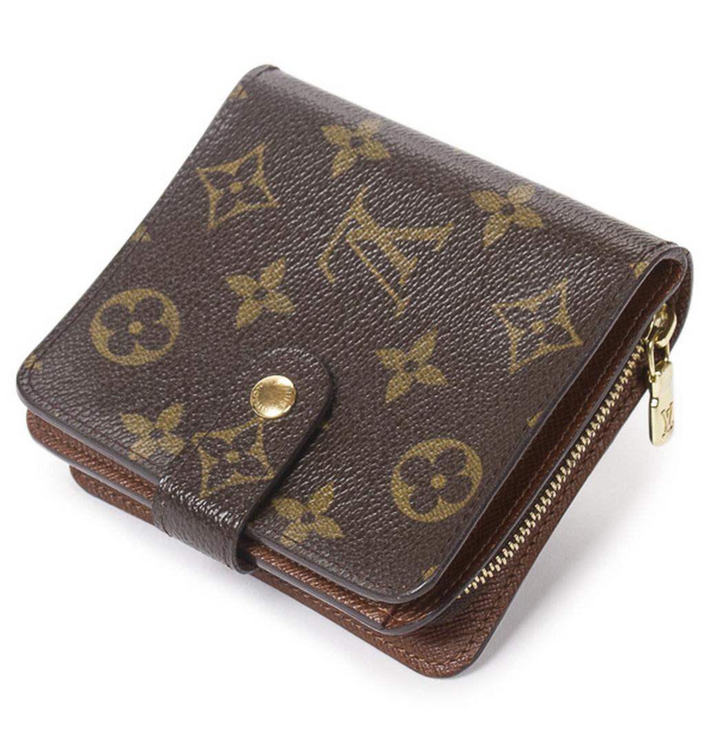 LOUIS VUITTON 'COMPACT ZIPPE' MONOGRAM WALLET (1 of 4)