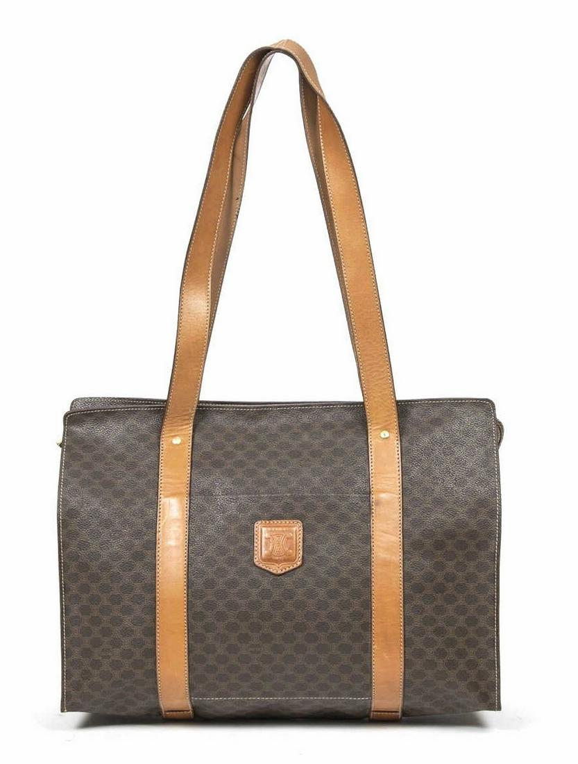 CELINE MACADAME COATED CANVAS TOTE BAG (1 of 7)