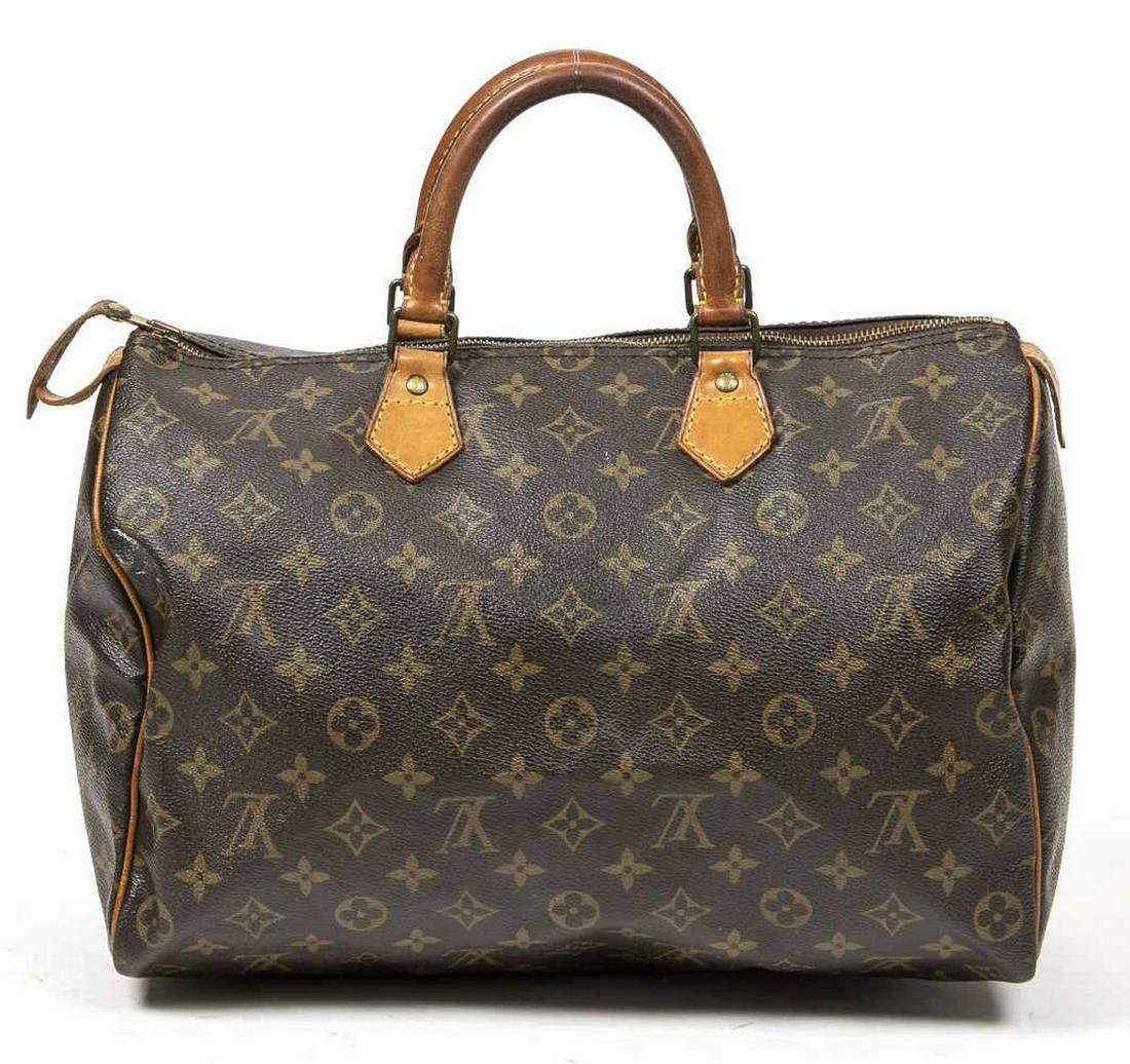 LOUIS VUITTON 'SPEEDY' MONOGRAM CANVAS HANDBAG (1 of 7)