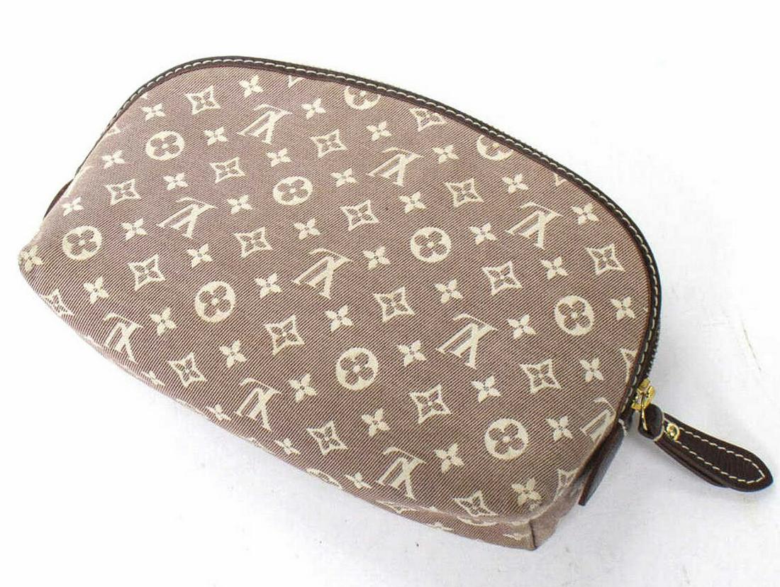 LOUIS VUITTON MINI LIN MONOGRAM COSMETIC POUCH (1 of 4)