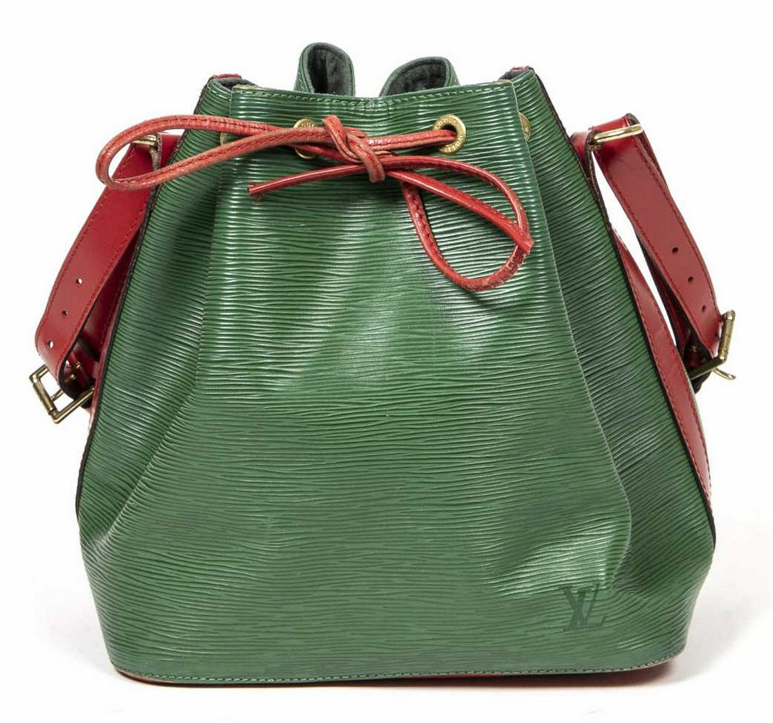 LOUIS VUITTON 'NOE PM' BICOLOR EPI BUCKET BAG (1 of 7)