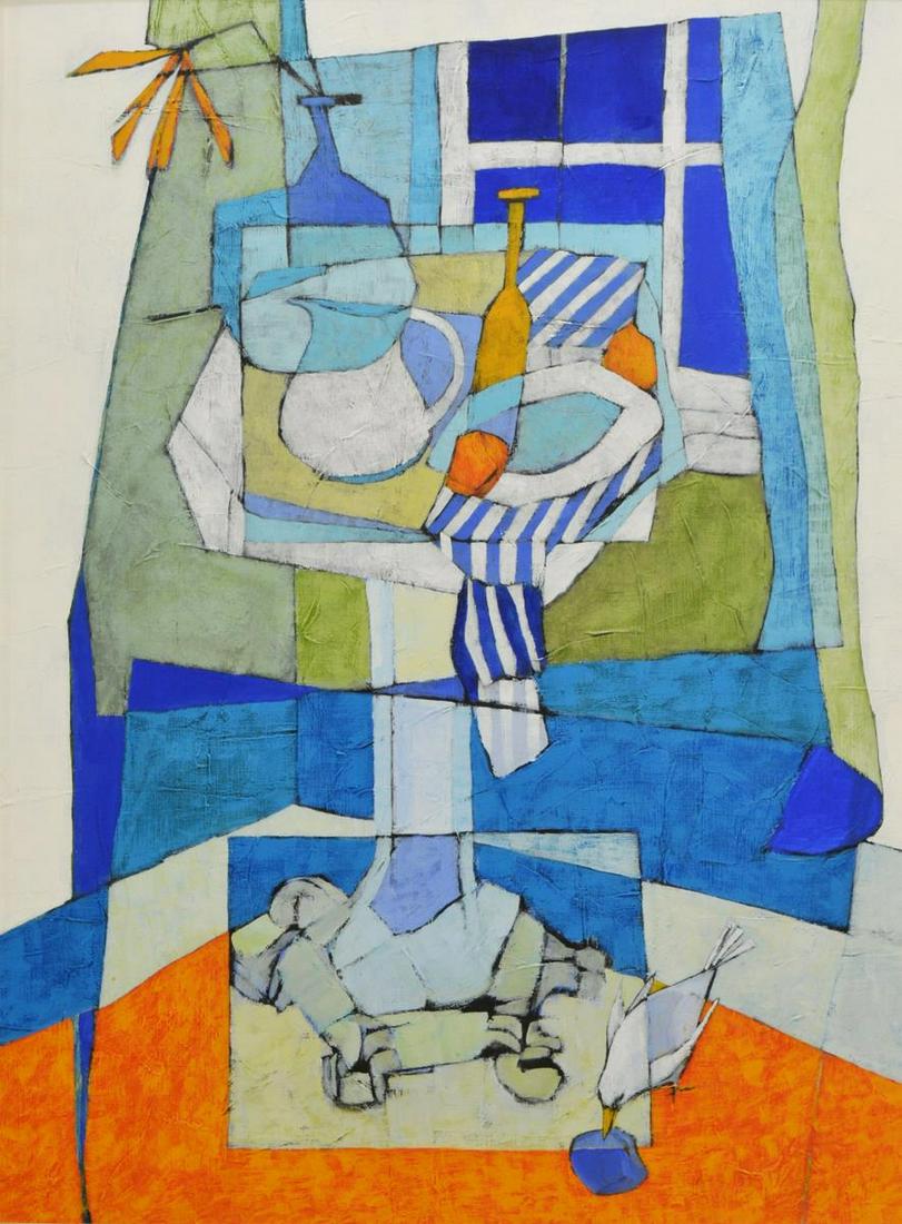 ORIS ROBERTSON (TX, 1937-2002) MODERN STILL LIFE (1 of 4)