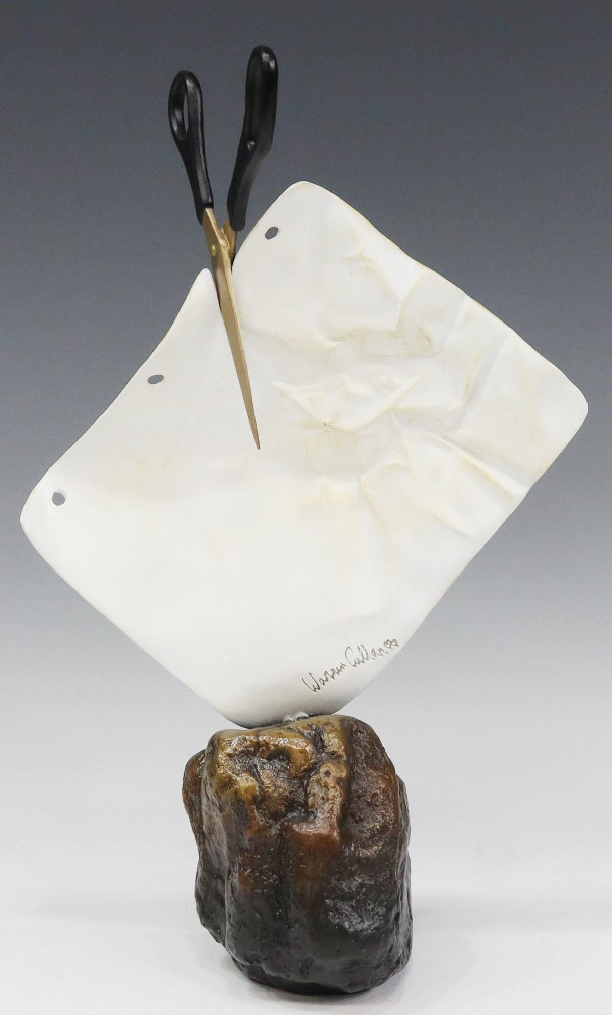 WARREN CULLAR (TX, B.1942) ROCK, PAPER, SCISSORS (1 of 5)