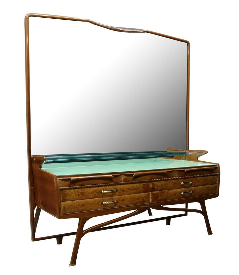 ITALIAN MID-CENTURY MODERN DRESSER & MIRROR (1 of 7)