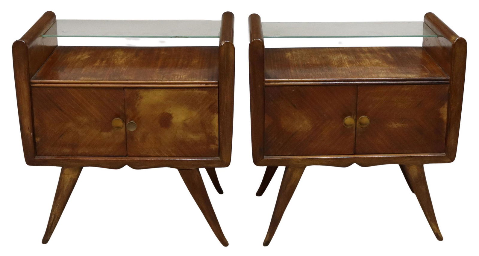 (2) ITALIAN MID-CENTURY MODERN BEDSIDE CABINETS (1 of 5)