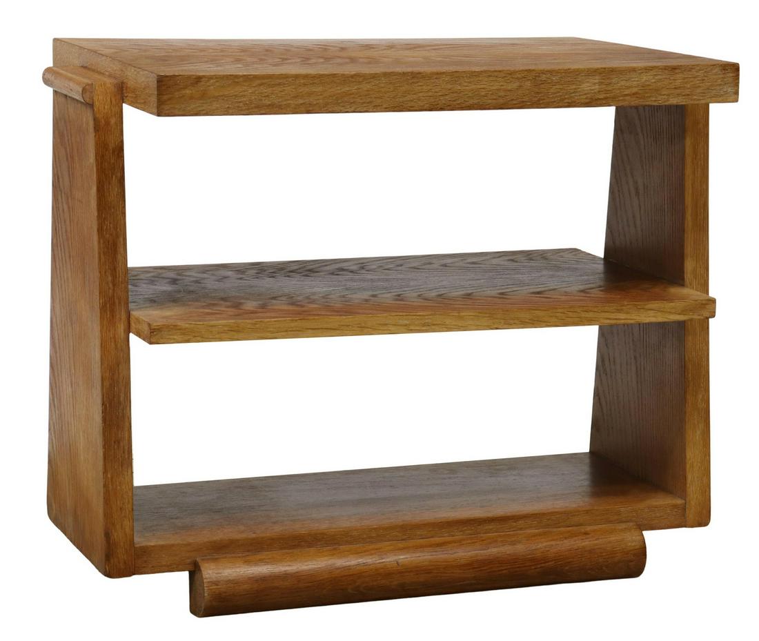 FRENCH ART DECO OAK SOFA TABLE (1 of 3)