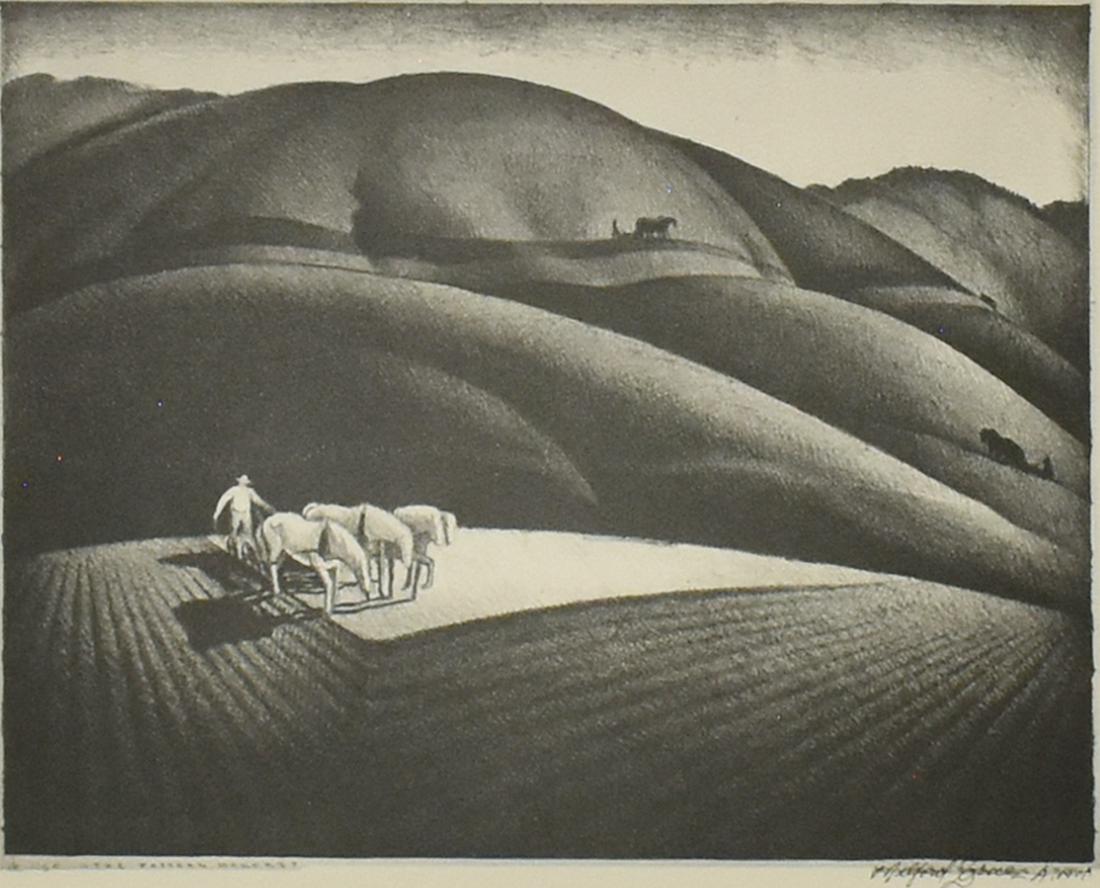 MILFORD ZORNES (1908-2008) 'PATTERN MAKERS' PRINT (1 of 4)