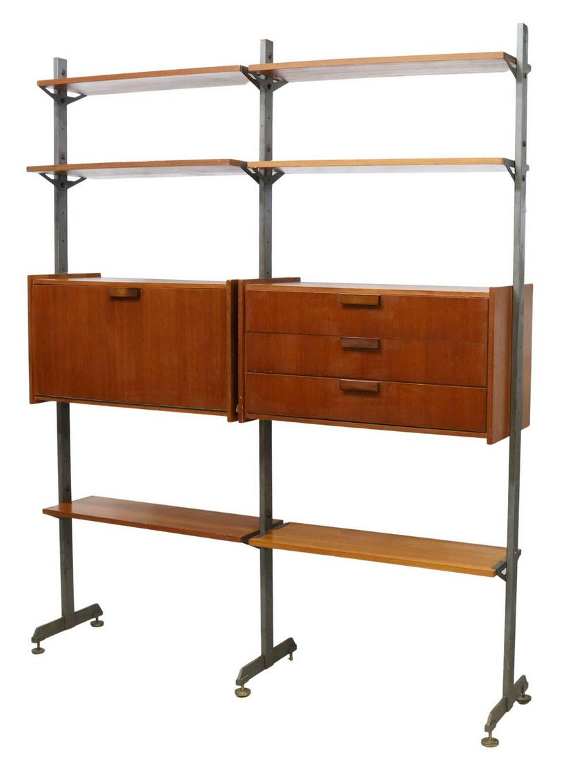 ITALIAN MID-CENTURY MODERN MODULAR WALL UNIT (1 of 4)