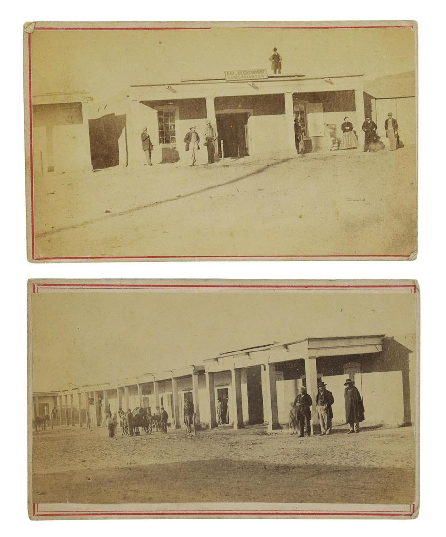 (2) EARLY SANTA FE, NEW MEXICO PHOTOS, C.1866 (1 of 4)