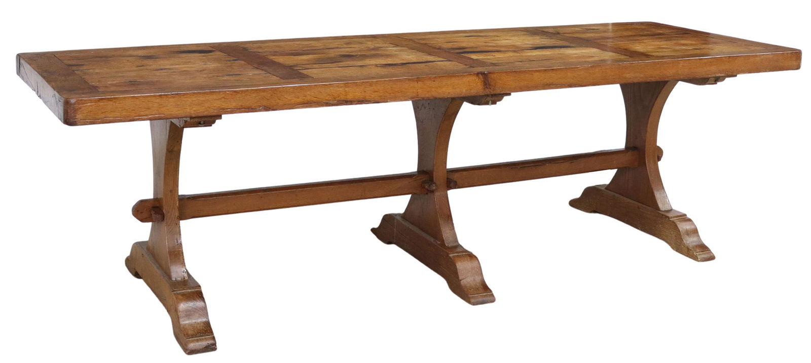 FRENCH PROVINCIAL OAK FARMHOUSE TABLE (1 of 4)