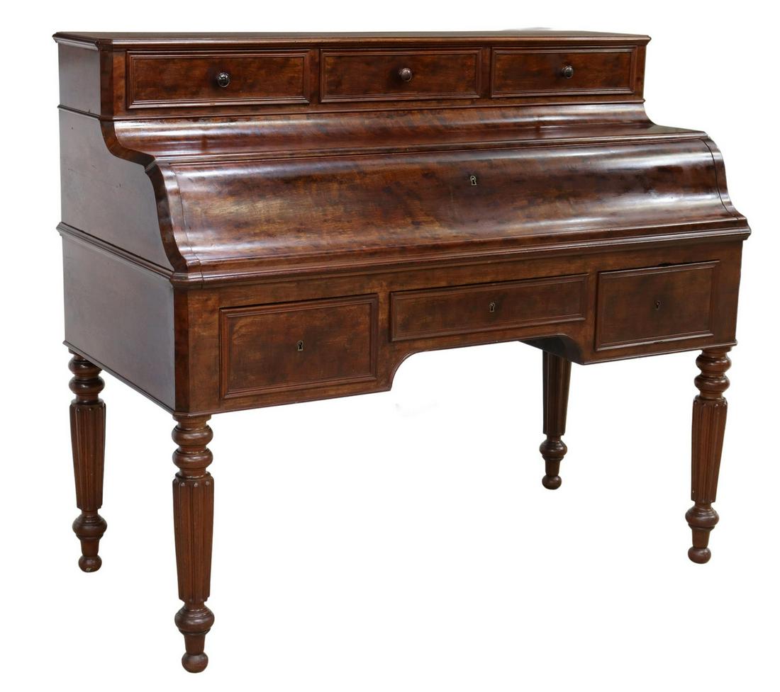 FRENCH LOUIS PHILIPPE MAHOGANY BUTLER (1 of 6)
